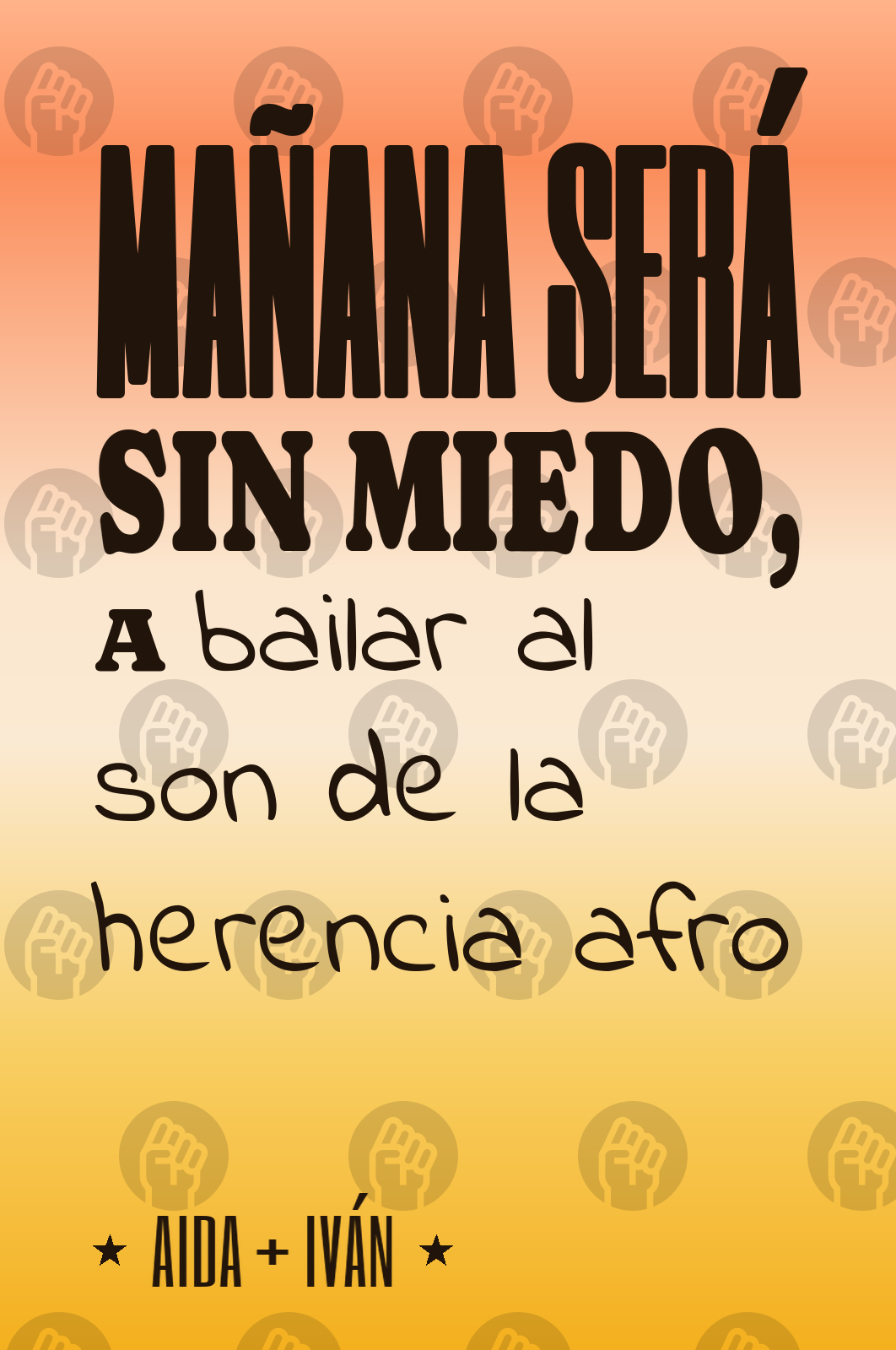 mañana será sin miedo, a bailar al son de la herencia afro